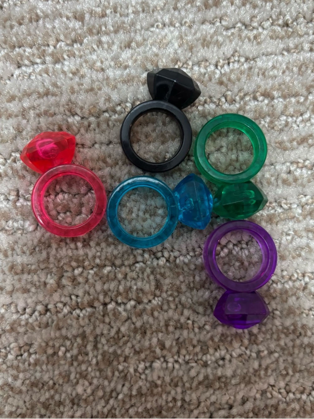 5 Rings for Pretty Pretty Princess Game Replacement Parts